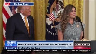 POTUS HONORS USMC SPOUSE AT WH EVENT