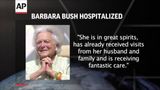 Barbara Bush hospitalized in Houston
