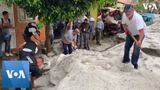Blanket of Hail Causes Huge Damage in Guadalajara, Mexico