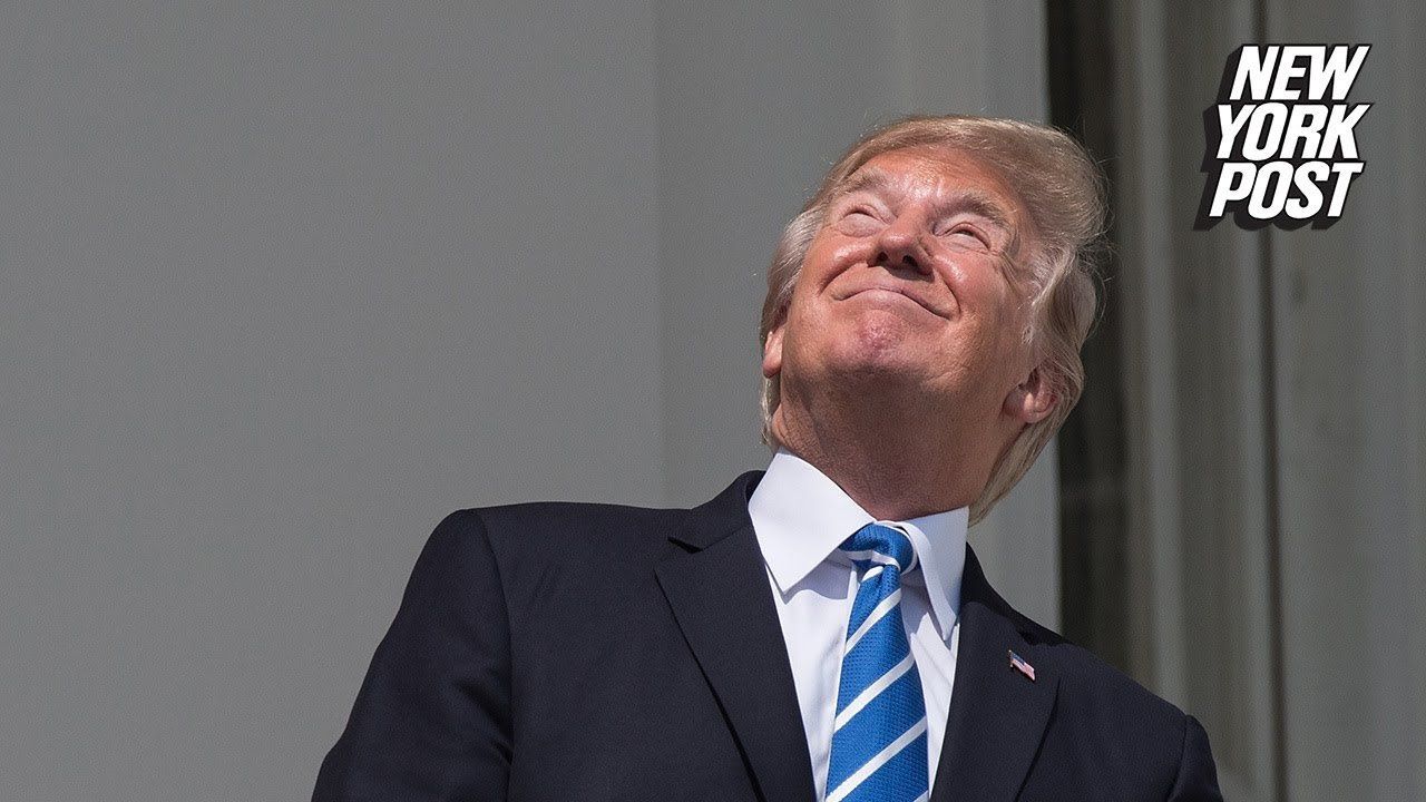 The day Trump eclipsed the solar eclipse