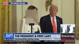 FLOTUS SPEAKS ON MOTHERHOOD TO MILITARY MOTHERS