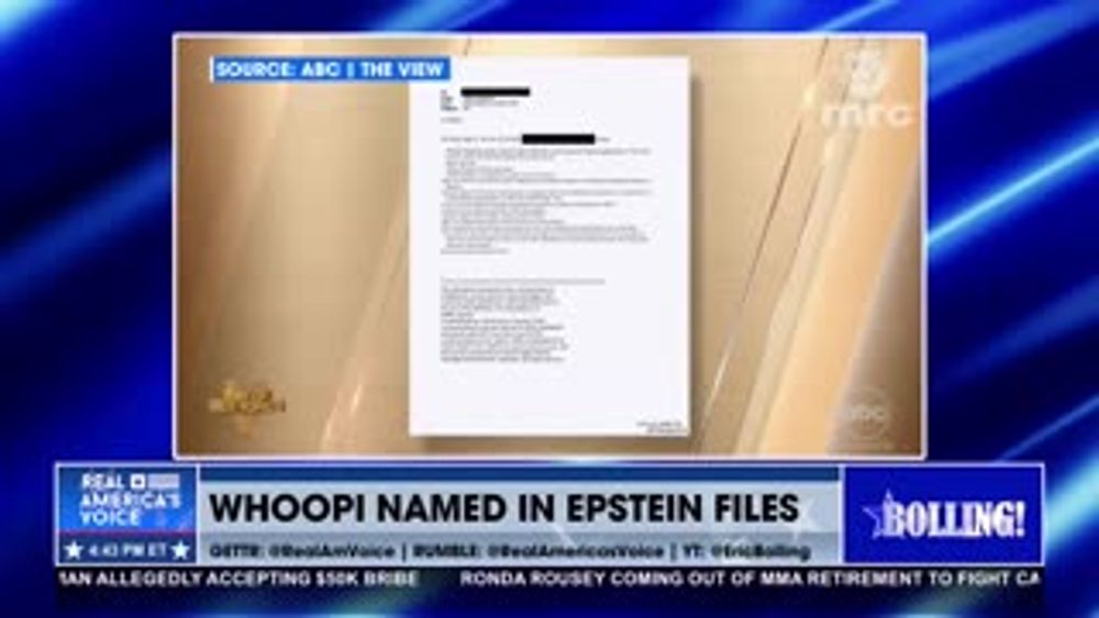WHOOPI NAMED IN THE EPSTEIN FILES