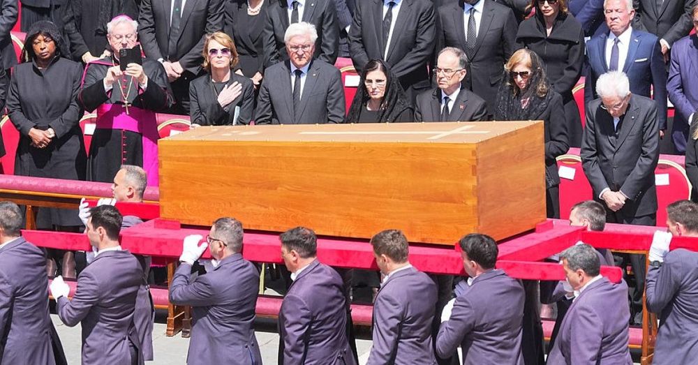Pope Francis' coffin in transit to burial place after 250,000 attend funeral mass in Rome