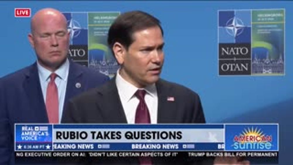 SEC. RUBIO: UKRAINE WAR ENDS WITH NEGOTIATION — NOT TOTAL VICTORY
