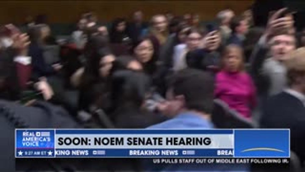 WATCH: PROTESTER REMOVED AS NOEM SENATE HEARING BEGINS