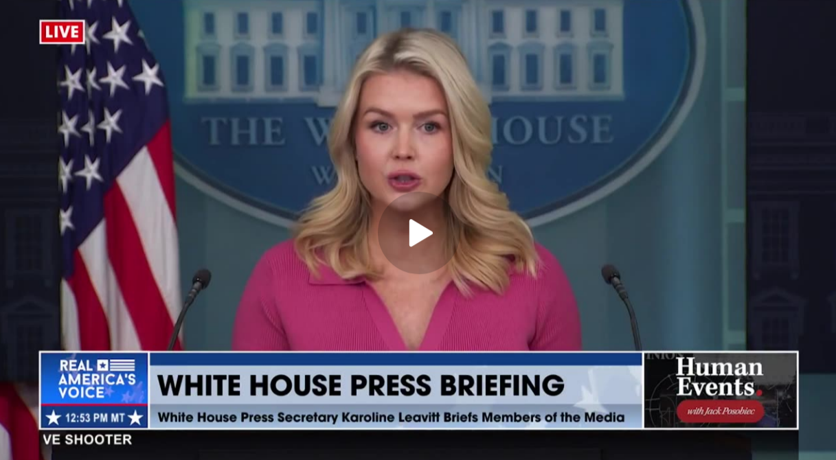 "PRESIDENT IS CALLING ON REPUBLICANS & DEMS TO PASS THE SAVE ACT"