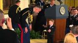Medal of Honor winner’s son steals show – AP