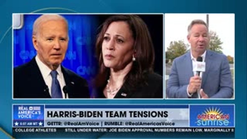 TENSIONS RISE BETWEEN BIDEN AND HARRIS