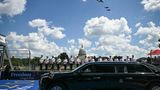 President Trump, First Lady Melania Trump, attend Freedom 250 Grand Prix in Washington