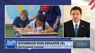 Gov. DeSantis talks about winning the battle against teachers unions in Florida