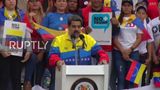 Venezuela: ‘No more Trump’ protest led by Maduro