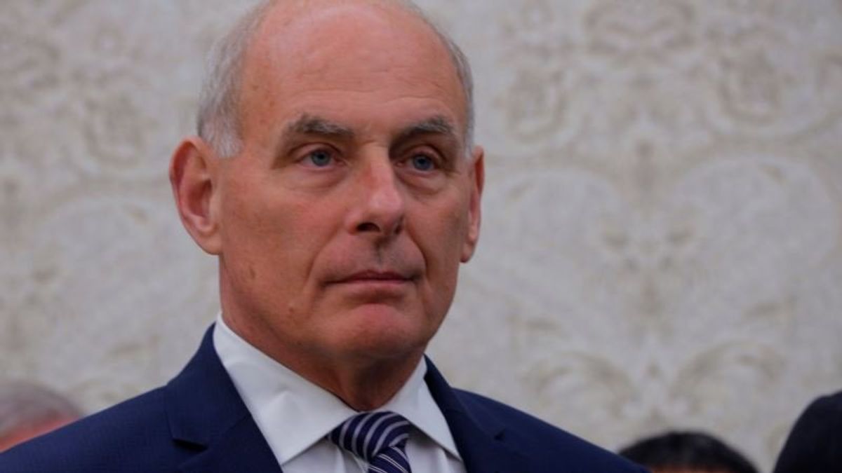 Trump Celebrates Kelly’s First Full Year as Chief of Staff