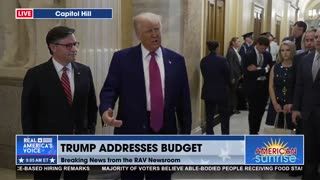 PRESIDENT TRUMP ARRIVES AT CAPITOL HILL