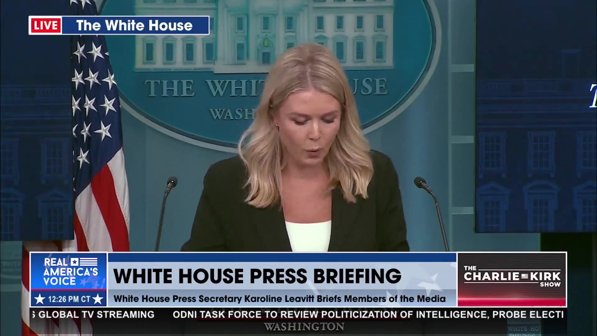KAROLINE LEAVITT'S MESSAGE TO CHUCK SCHUMER