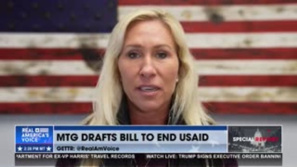 MTG DRAFTS BILL TO END USAID