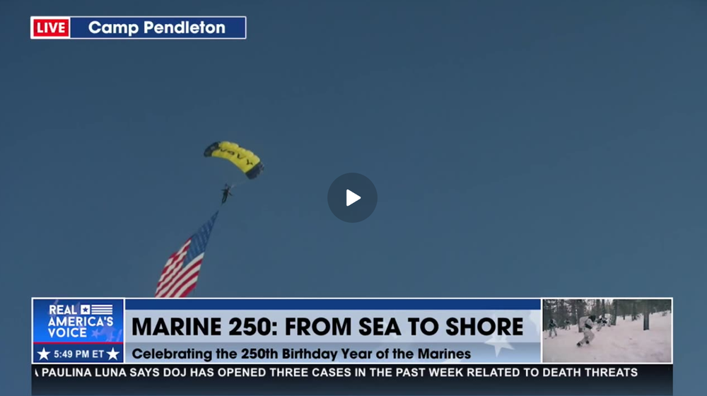 NATIONAL ANTHEM AT USMC 250th CELEBRATION