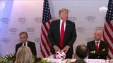 President Trump Participates in a Dinner with Global Chief Executive Officers