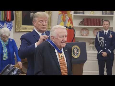 President Trump presents Medal of Freedom to Ed Meese
