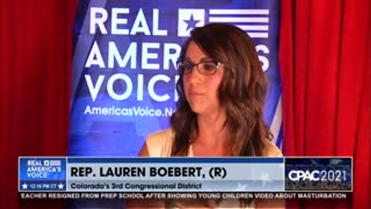 RAV's Amanda Head speaks with Lauren Boebert at CPAC 2021