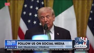 TRUMP COMMENTS ON IRAN