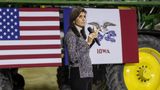 Haley encourages Iowans to caucus despite the cold weather, telling them they could make history