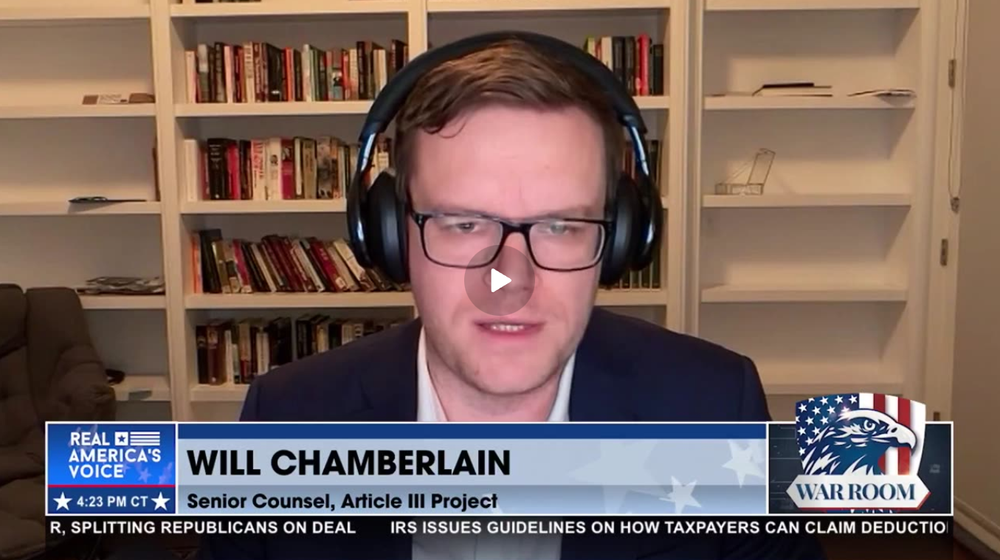 CHAMBERLAIN ON THE DISMISSED INDICTMENTS AGAINST COMEY AND JAMES