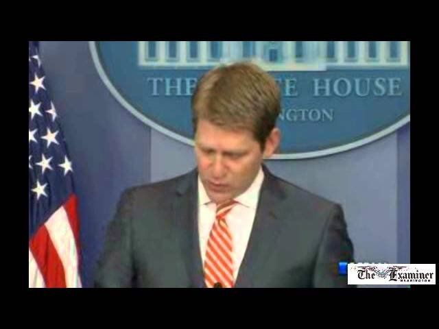 White House Press Secretary Jay Carney cites Byron York during press briefing