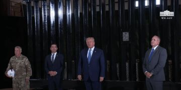 President Trump Receives a Border Wall Construction and Operational Update