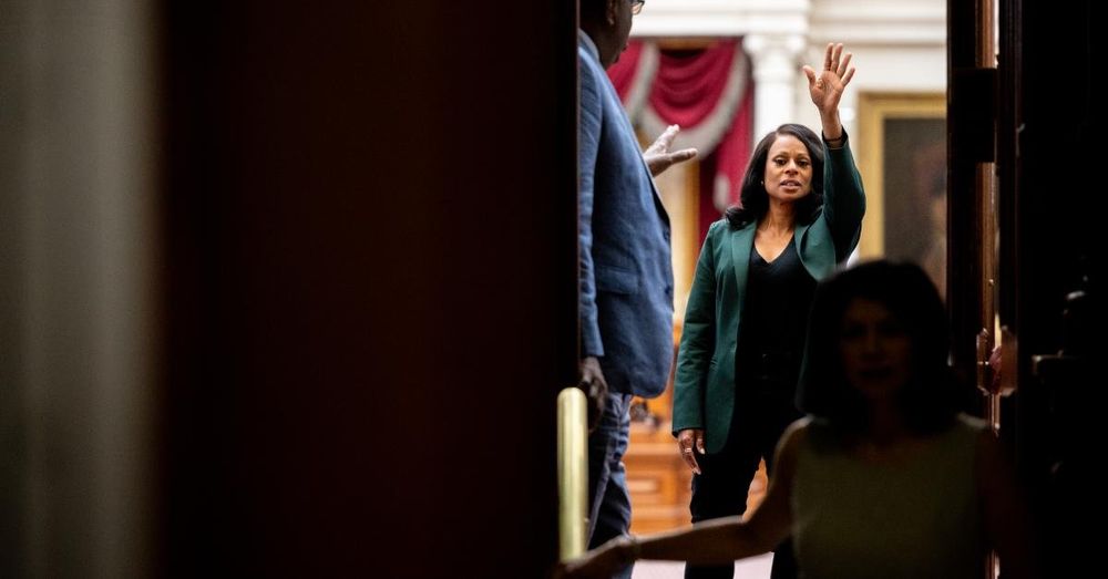 Texas state Democrat Rep Nicole Collier leaves DNC call after being told she's committing felony
