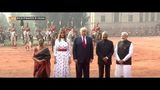 President Kovind, PM Modi receives President Trump at Rashtrapati Bhavan