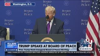 BREAKING: U.S. TO GIVE $10 BILLION TO BOARD OF PEACE
