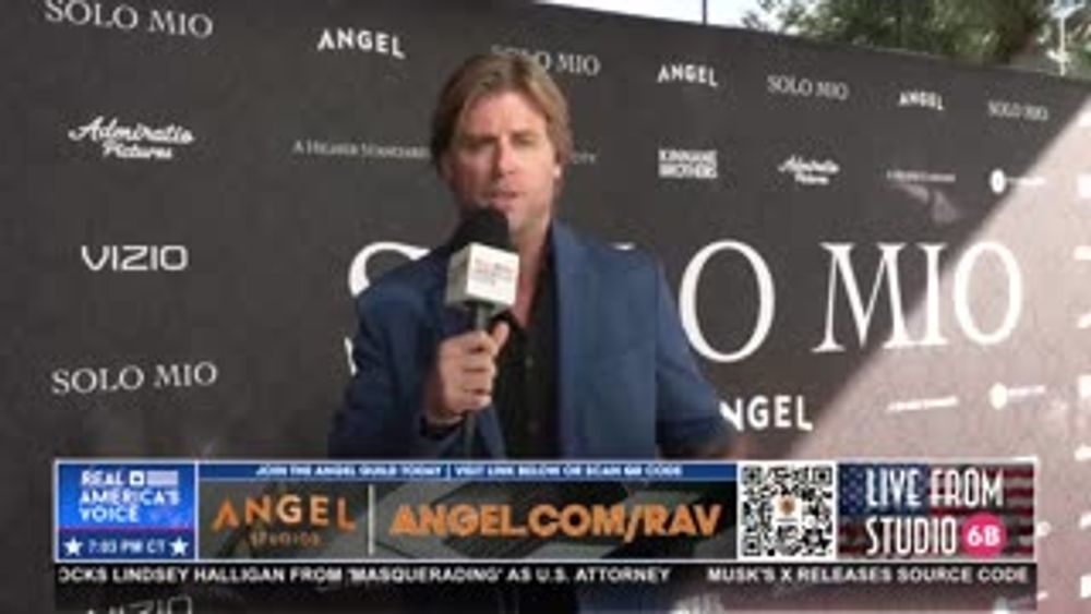 ON THE RED CARPET FOR ANGEL STUDIOS’ FILM SOLO MIO