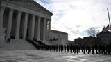 Honor guard collapses, faints next to Justice O'Connor's casket inside Supreme Court