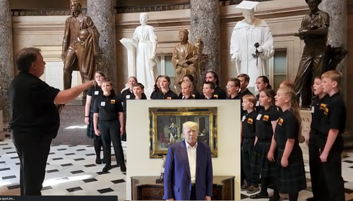 President Trump invites the Greenville children’s choir halted from singing in Capitol to his next SC rally