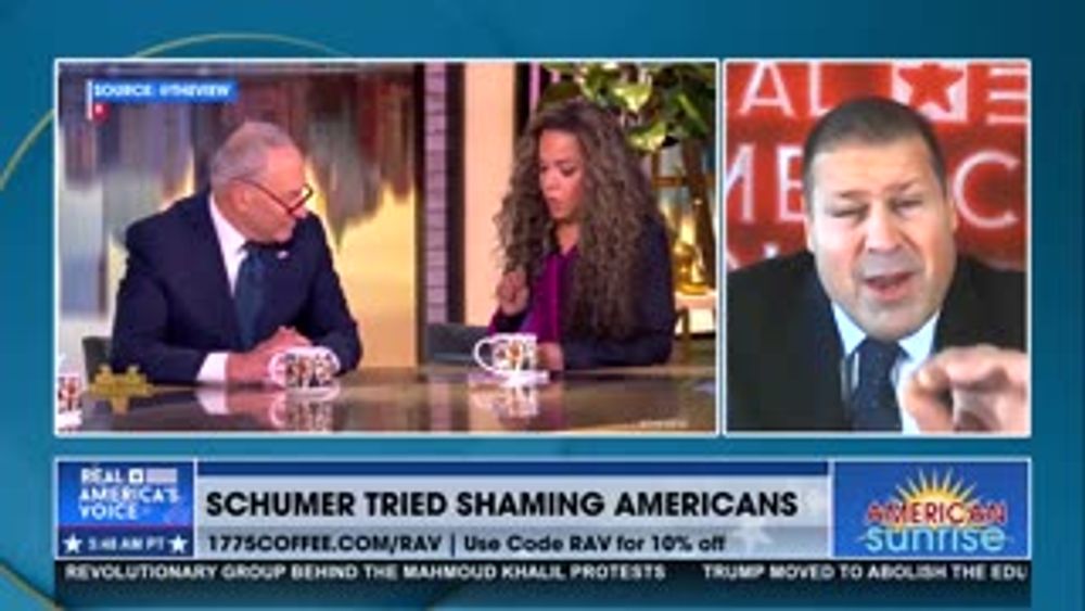 SCHUMER SHAMING AMERICANS