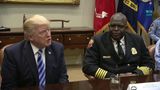President Trump Meets with the I-85 Bridge First Responders