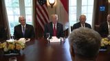 President Trump Has a Working Luncheon with Prime Minister Lee Hsien Loong