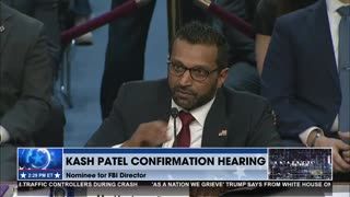 KASH PATEL TELLS SENATOR YOU'VE GOT TWO MINUTES