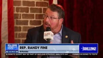 REP. FINE SOUNDS THE ALARM