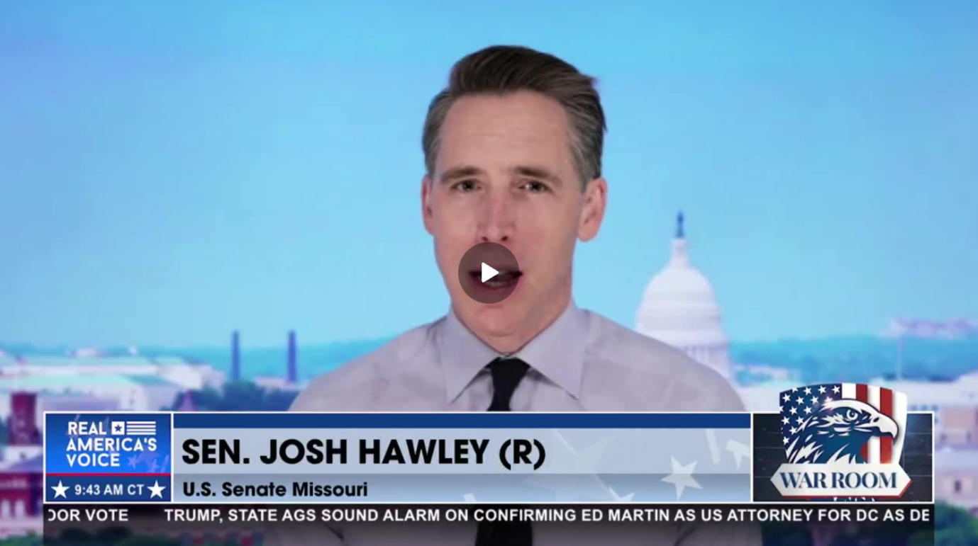 SENATOR JOSH HAWLEY WANTS TO PROTECT MEDICAID