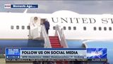 PRESIDENT TRUMP BOARDS AIR FORCE ONE