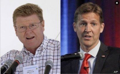 From left, Congressman Mark Amodei of Nevada and Senator Ben Sasse of Nebraska.