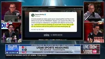 SAQUON BARKLEY SLAMS CRITICS AFTER HE GOLFS WITH TRUMP