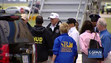 President Trump & First Lady Melania Trump visit Texas (C-SPAN)