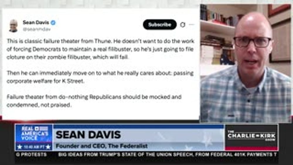 THUNE DOESN'T AGREE TO PASSING THE SAVE ACT: "GETTING A VOTE IS NOT A VICTORY"