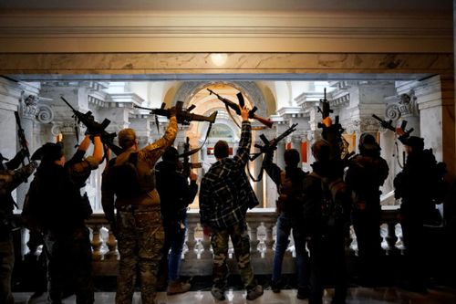 Fully Armed Rally-Goers Enter Kentucky’s Capitol Building With No Resistance