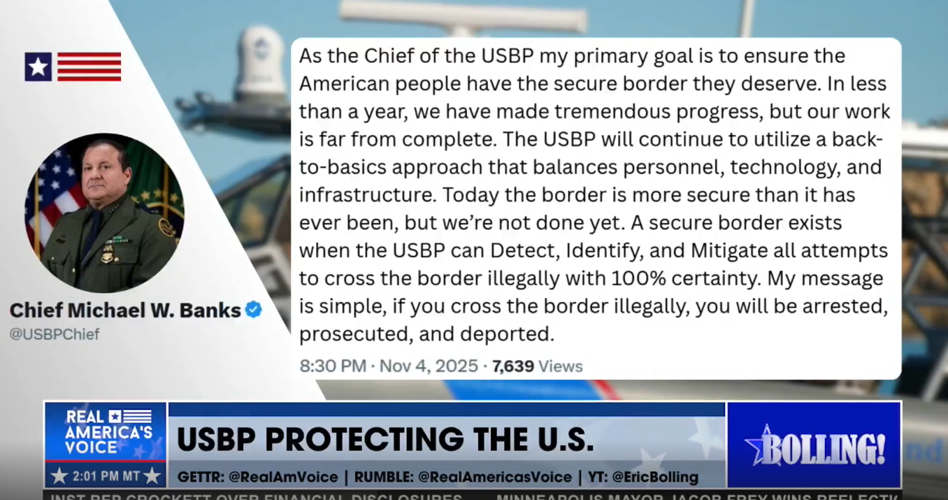 BORDER CROSSINGS AT “50+ YEAR LOWS”