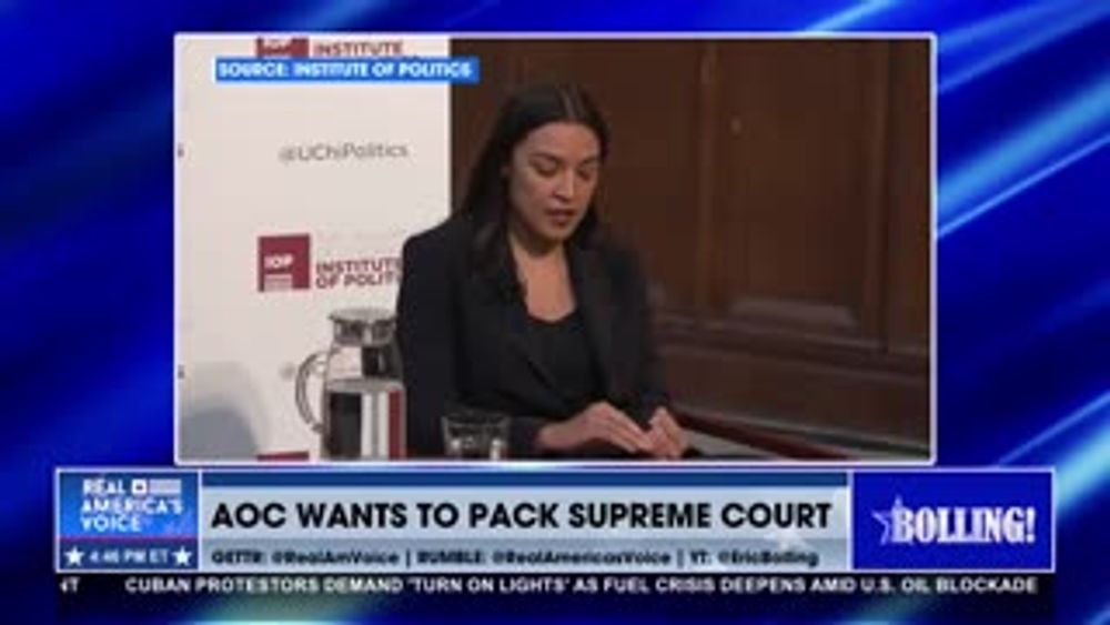 AOC WANTS TO PACK THE SUPREME COURT