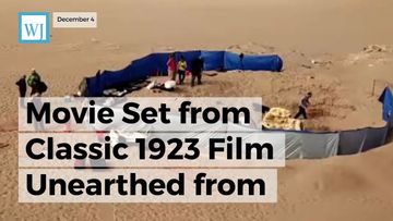 Movie Set from Classic 1923 Film Unearthed from Sand Dunes that Buried it 94 Years Ago