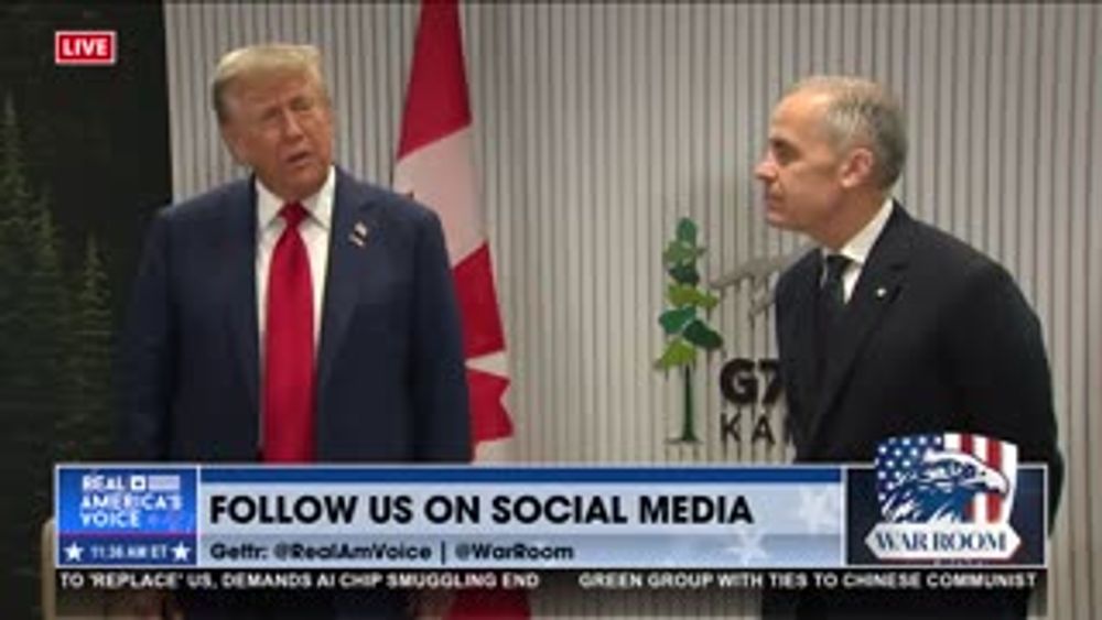 CARNEY AND TRUMP AT G7 SUMMIT